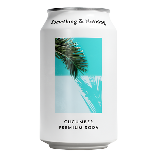 [11619] Something & Nothing Soda - Cucumber Premium Soda X 12 X 330ml