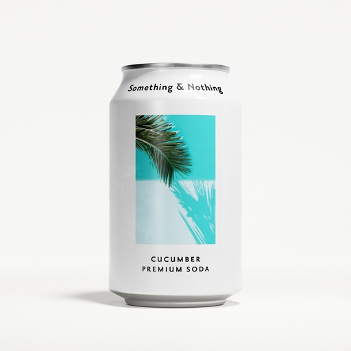 [11619] Something & Nothing Soda - Cucumber Premium Soda X 12 X 330ml