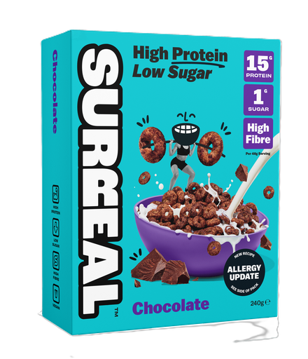 [10883] [15% OFF] Surreal High Protein Cereal - Chocolate Hoops X 6 X 240g
