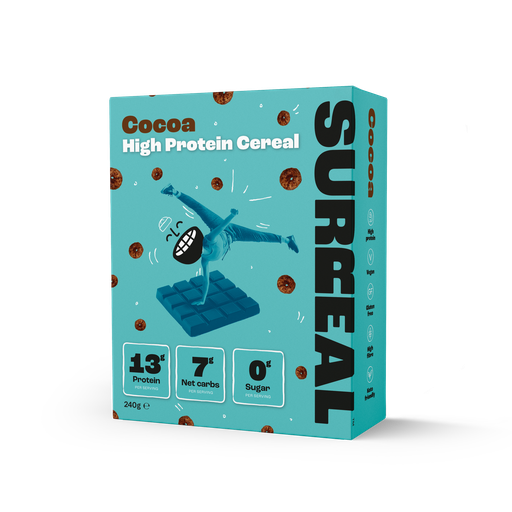 [10883] Surreal High Protein Cereal - Cocoa X 6 X 240g