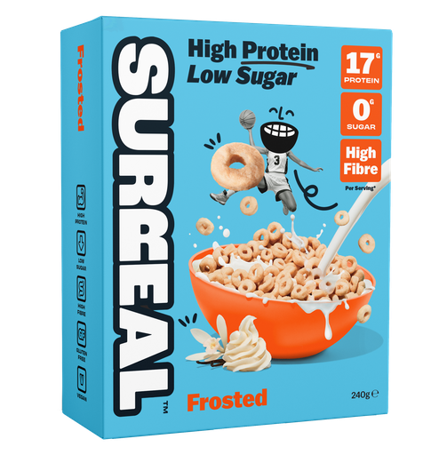 [10884] Surreal High Protein Cereal - Frosted X 6 X 240g