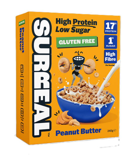 [10885] [15% OFF] Surreal High Protein Gluten Free Cereal - Peanut Butter X 6 X 240g
