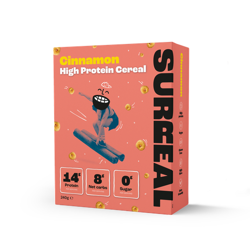 [10886] Surreal High Protein Cereal - Cinnamon X 6 X 240g