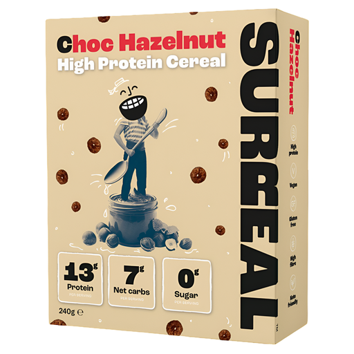 [13972] [25% OFF] Surreal High Protein Cereal - Choc Hazelnut X 6 X 240g