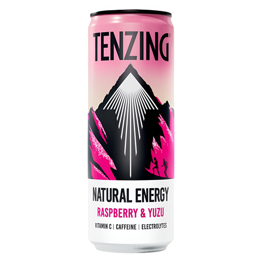 [13147] Tenzing Natural Energy Drink - Raspberry and Yuzu X 12 X 250ml