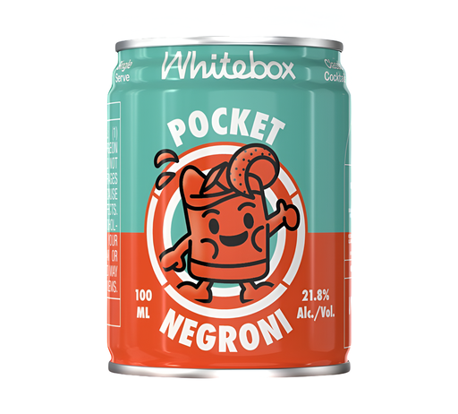 [12187] Whitebox Cocktails - Pocket Negroni 21.80%ABV X 12 X 100ml