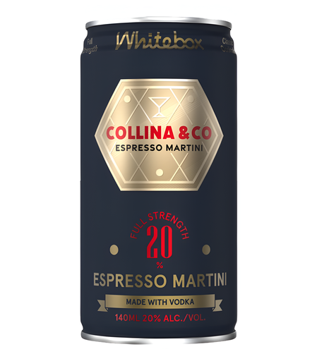 [13307] Whitebox Cocktails - Collina Espresso Martini 20% ABV X 12 X 140ml