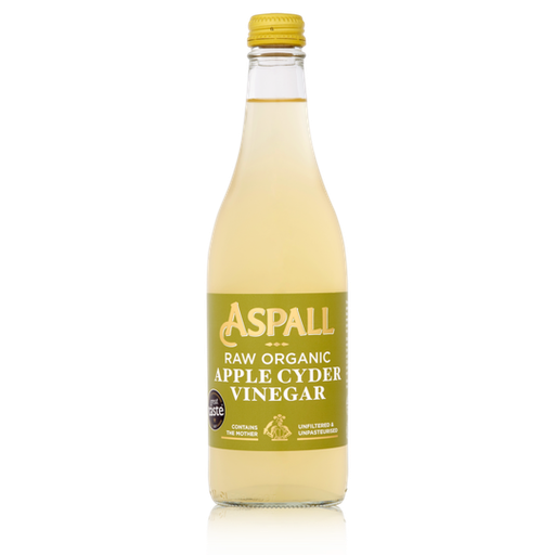 [6215] Aspall Vinegar - Raw Organic Unfiltered Cyder w Mother X 6 X 500ml
