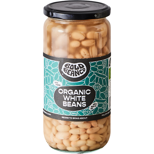 [12693] [20% OFF] Bold Bean Co Organic Beans - LARGE White Beans X 12 X 700g