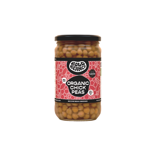 [12698] Bold Bean Co Organic Beans - SMALL Chickpeas X 6 X 570g