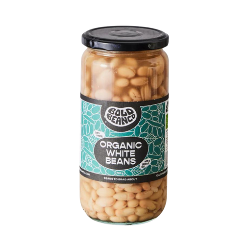 [12699] Bold Bean Co Organic Beans - SMALL White Beans X 6 X 570g