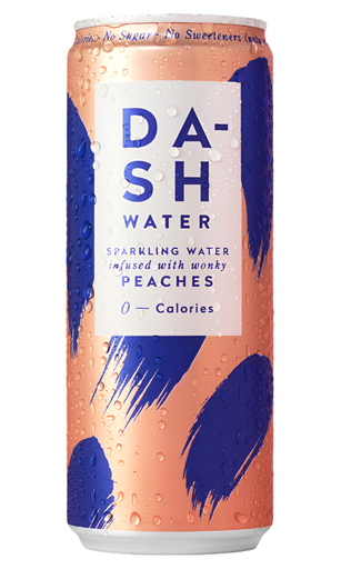 [12066] Dash Sparkling Water - Peach X 12 X 330ml
