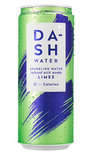 [12069] Dash Sparkling Water - SMALL Lime X 12 X 330ml