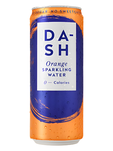 [13678] [SUPPLIER ISSUE] Dash Sparkling Water - SMALL Orange X 12 X 330ml