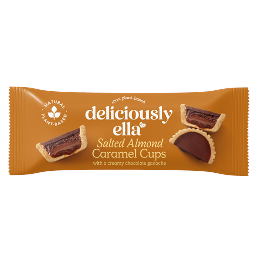 [13005] Deliciously Ella Cups - Salted Almond Caramel X 12 X 36g