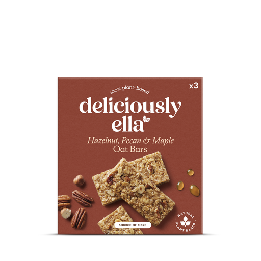 [13008] [20% OFF] Deliciously Ella Oat Bar - MPK Hazelnut Pecan and Maple X 12 X (3x50g)