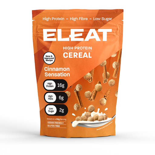 [11311] [15% OFF] Eleat High Protein Cereal - Cinnamon X 5 X 250g