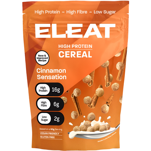 [11311] [PRODUCTION ISSUE] Eleat High Protein Cereal - Cinnamon X 5 X 250g