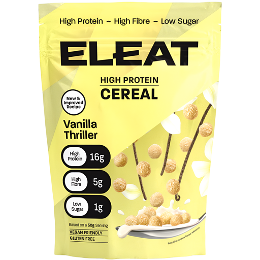 [11313] [20% OFF] Eleat High Protein Cereal - Vanilla X 5 X 250g
