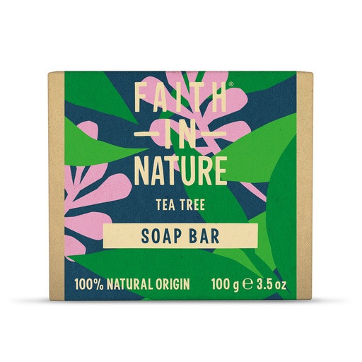 [11711] [20% OFF] Faith In Nature Soap - Tea Tree Pure Veg X 6 X 100g