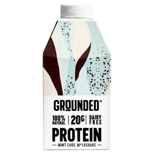 [11340] GROUNDED Plant-based Protein Shake - Mint Chocolate X 12 X 490ml