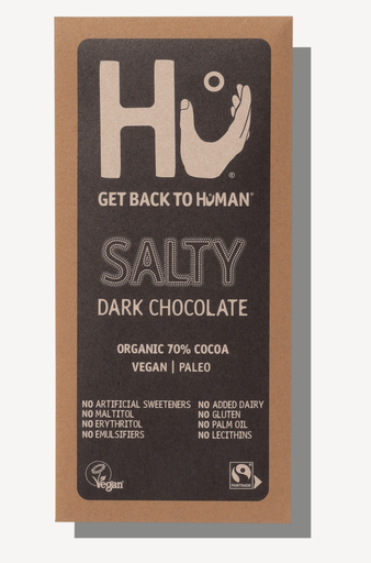[10366] Hu Kitchen Vegan Chocolate - Salty Dark X 12 X 60g