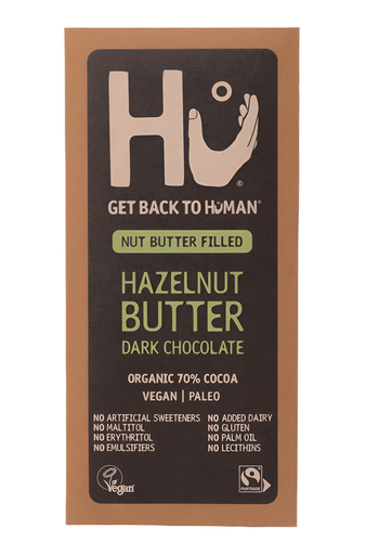 [10367] [15% OFF] Hu Kitchen Vegan Chocolate - Hazelnut Butter Dark X 12 X 60g