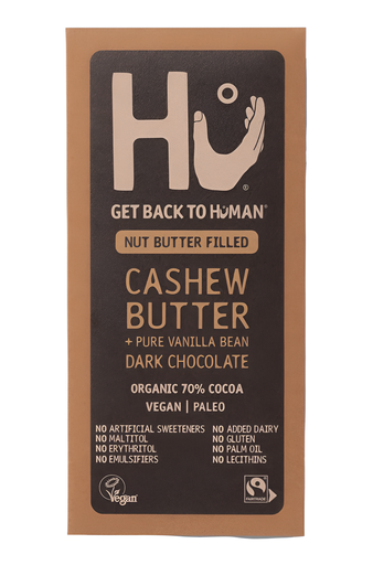 [10369] Hu Kitchen Vegan Chocolate - Cashew Butter & Vanilla Dark X 12 X 60g
