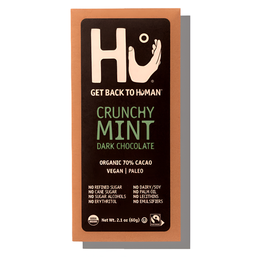 [11352] Hu Kitchen Vegan Chocolate - Mint Dark Chocolate X 12 X 60g