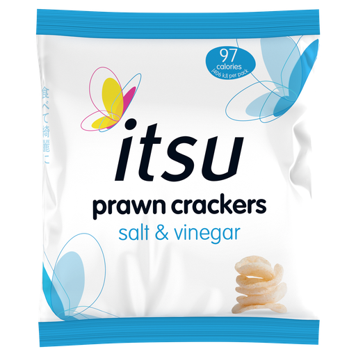 [12109] [20% OFF] Itsu Prawn Crackers - Salt & Vinegar X 24 X 19g
