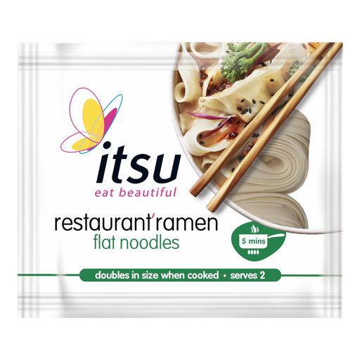 [13070] Itsu Ramen Noodles - Flat 200g