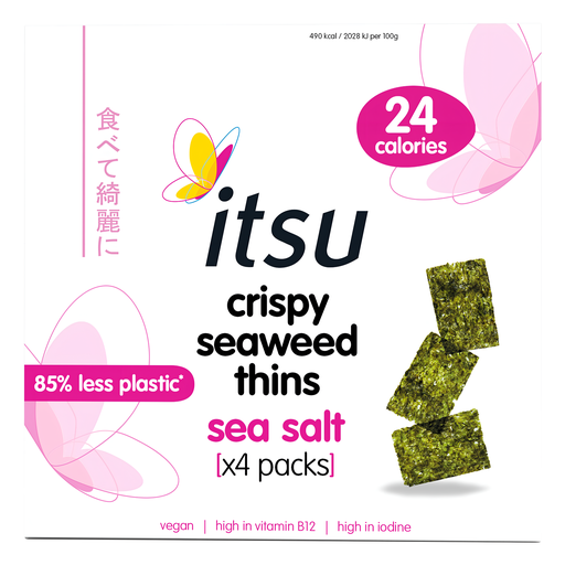 [12106] Itsu Seaweed - Crispy Thins Multipack X 8 X (4 X 5g)