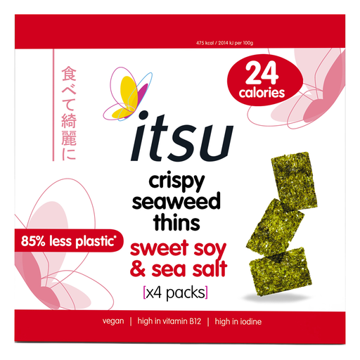 [12107] [15% OFF] Itsu Seaweed - Sweet Soy Multipack X 8 X (4 X 5g)