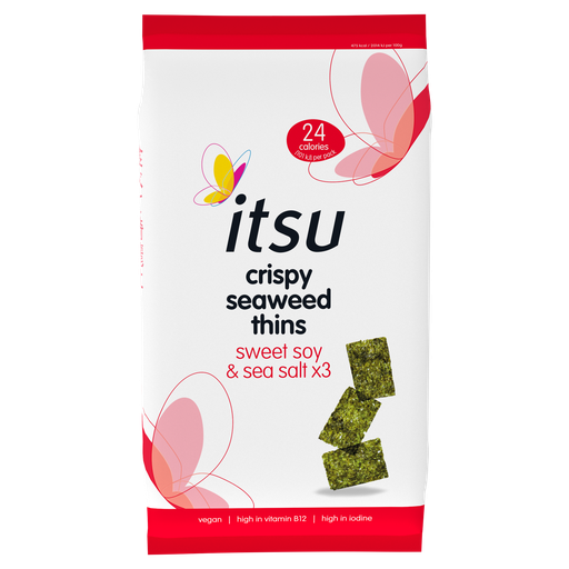 [12107] [20% OFF] Itsu Seaweed - Crispy Thins Multipack X 8 X (4 X 5g)