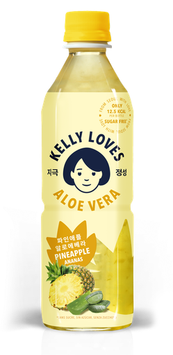 [12725] [20% OFF] Kelly Loves Drinks - Aloe vera Pinapple Juice X 20 X 500ml