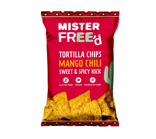 [10202] [20% OFF] Mister Freed Tortilla Chips - Mango Chilli X 12 X 135g