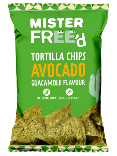 [9202] Mister Freed Tortilla Chips - Avocado X 12 X 135g