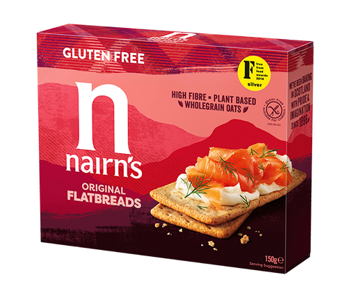 [5650] Nairns Gluten Free Flatbreads - Original N9620 X 6 X 150g