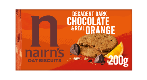 [10436] Nairns Oat Biscuits - Chocolate Orange N9244 X 6 X 200g