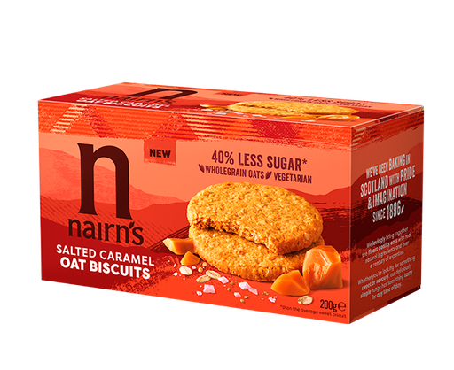 [10437] [20% OFF] Nairns Oat Biscuits - Salted Caramel X 6 X 200g