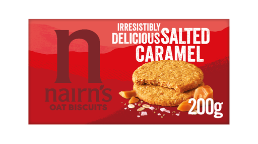 [10437] Nairns Oat Biscuits - Salted Caramel X 6 X 200g
