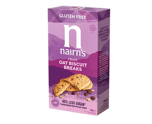 [12366] [20% OFF] Nairns Oat Biscuits - GF Oats and Fruit Breaks X 7 X 160g