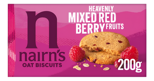 [5648] Nairns Oat Biscuits - Mixed Berries X 10 X 200g