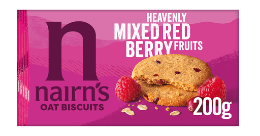 [5648] Nairns Oat Biscuits - Mixed Berries X 10 X 200g
