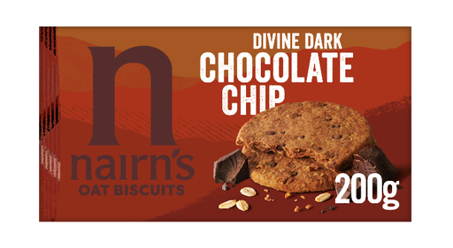 [5813] Nairns Oat Biscuits - Dark Chocolate Chip N9390 X 8 X 200g