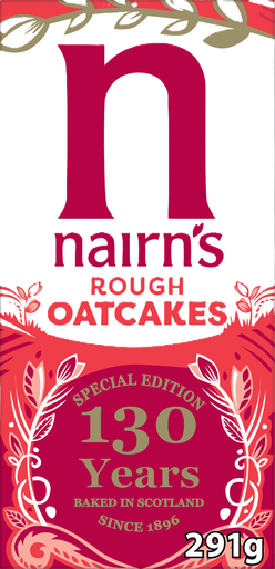 [5824] [20% OFF] Nairns Oatcakes - Rough Oatcakes X 10 X 291g