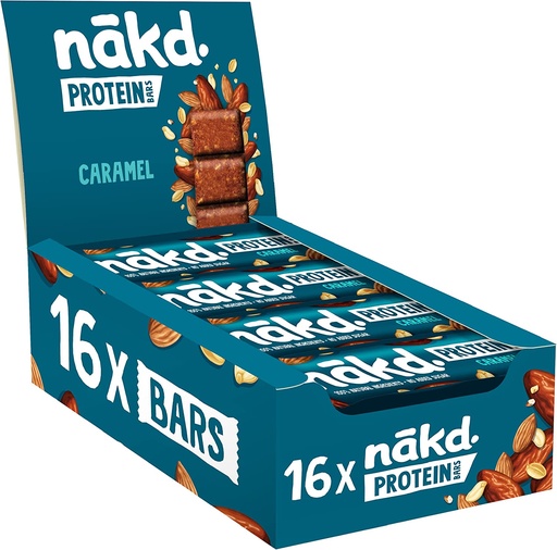 [11659] [20% OFF] Nakd Protein Bar - Caramel X 16 X 45g