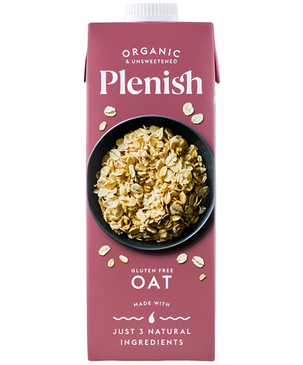 [12418] [20% OFF] Plenish Organic Plant Based Milk - Gluten Free Oat X 8 X 1L