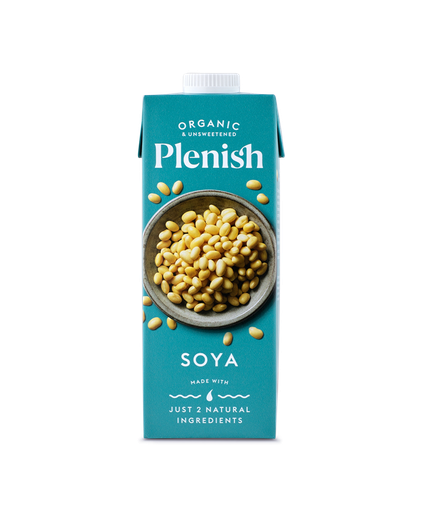 [12419] [20% OFF] Plenish Organic Plant Based Milk - Soya X 8 X 1L