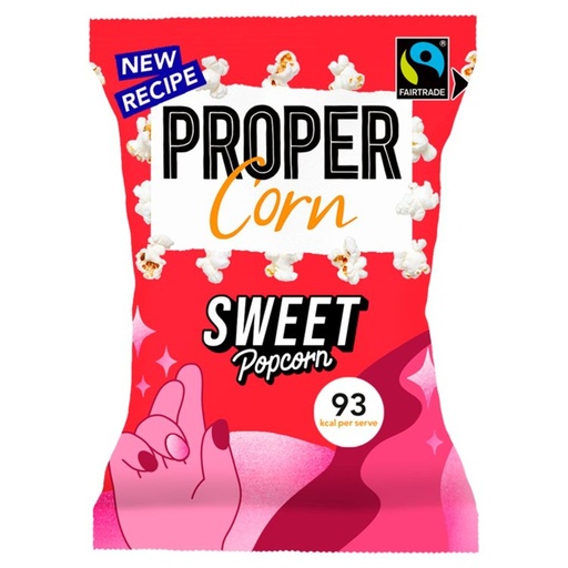 [9292] Propercorn Popcorn - Sweet X 8 X 90g